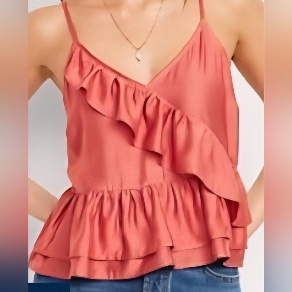 OLD NAVY PLUS SIZE Coral Ruffle Camisole